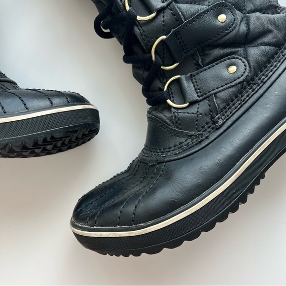 SOREL TOFINO BLACK TALL SNOW COMMUTER BOOTS SIZE 5 - Picture 11 of 16